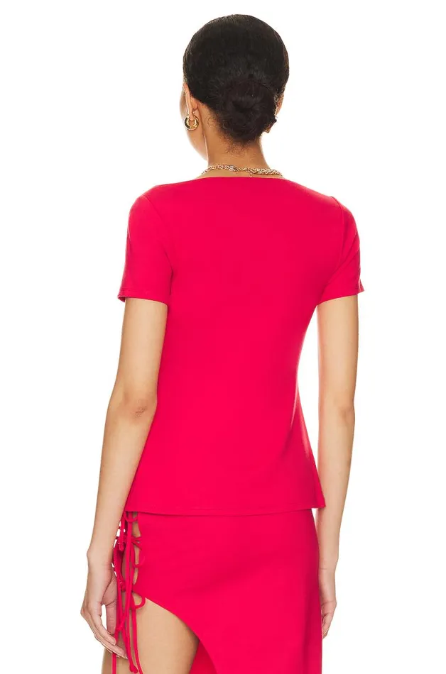 Penrose Top Lipstick Red Women Lovers and Friends Tops