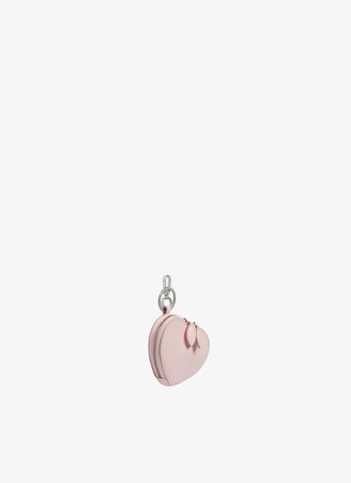Pink LE CUR COIN PURSE IN CALFSKIN Women Alaa Small Leather Goods