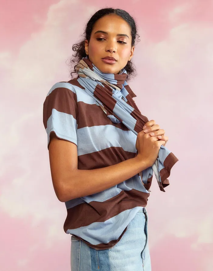 Printed TShirt 8211 Blubrw Women Cynthia Rowley Tops