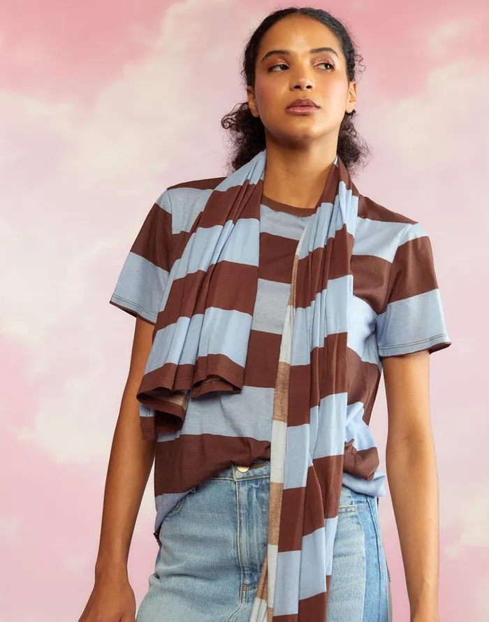 Printed TShirt 8211 Blubrw Women Cynthia Rowley Tops