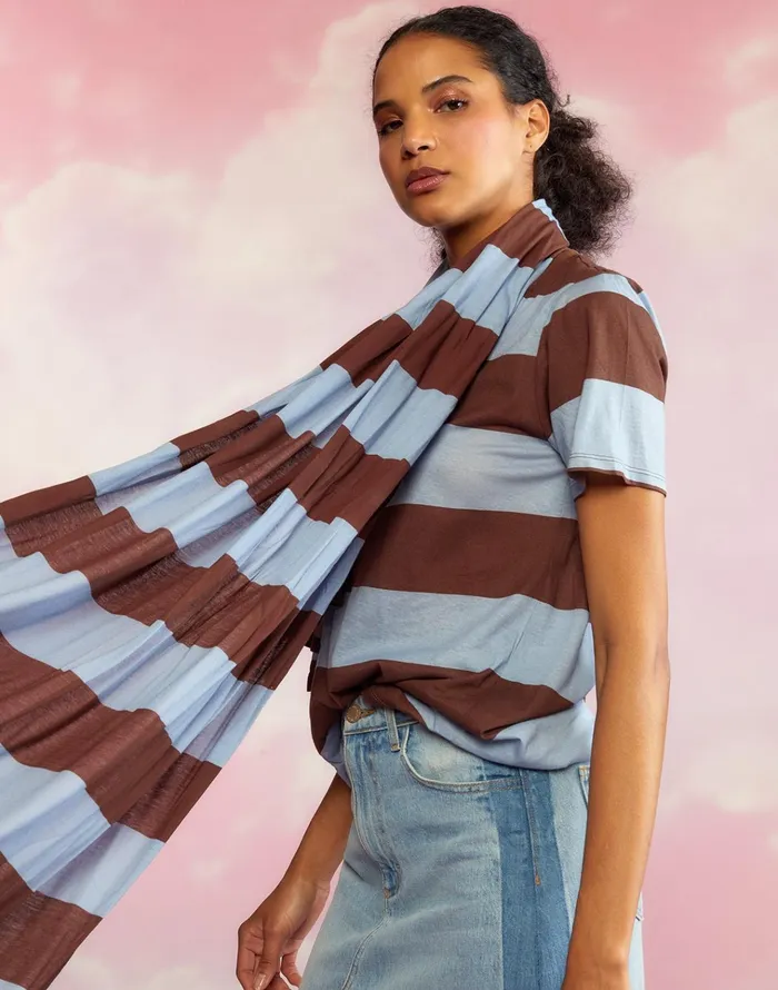 Printed TShirt 8211 Blubrw Women Cynthia Rowley Tops