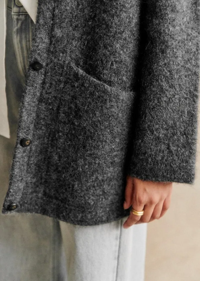 Szane Jackets and Coats Womens Nathael Jacket Charcoal Grey