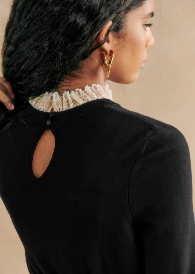 Szane Knitwear Womens Audrey Jumper Black