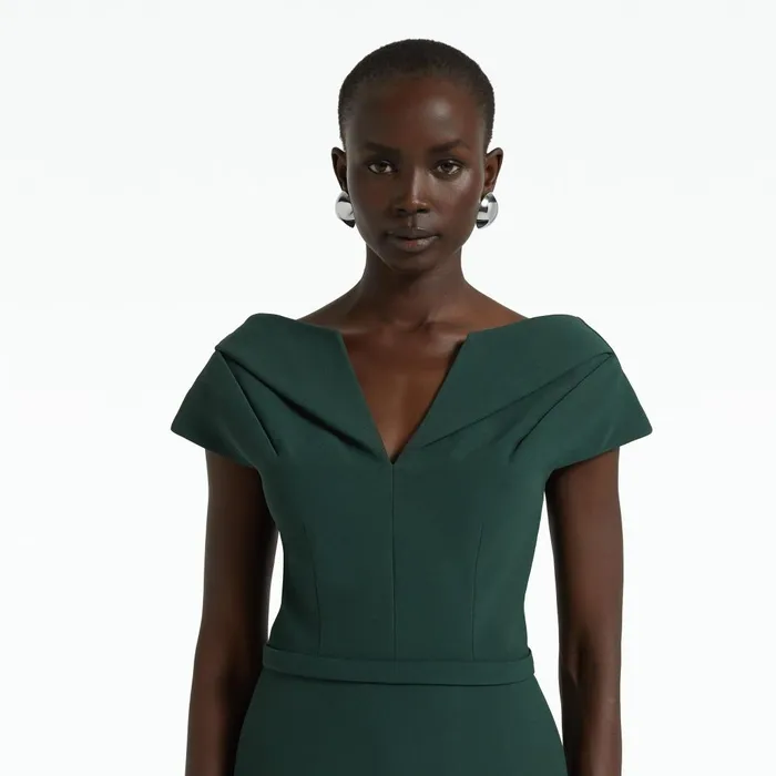 Safiyaa Aliye Darkest Spruce Top Women Tops
