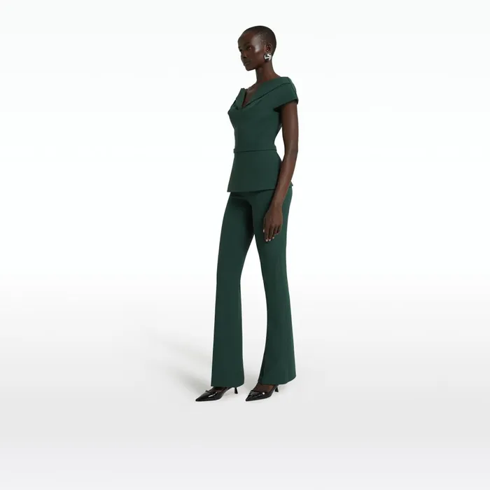 Safiyaa Aliye Darkest Spruce Top Women Tops