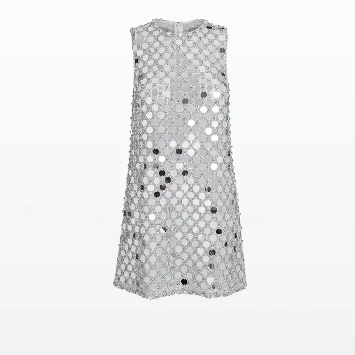 Safiyaa Amal Ivory and MultiPastel Short Dress Women Dresses