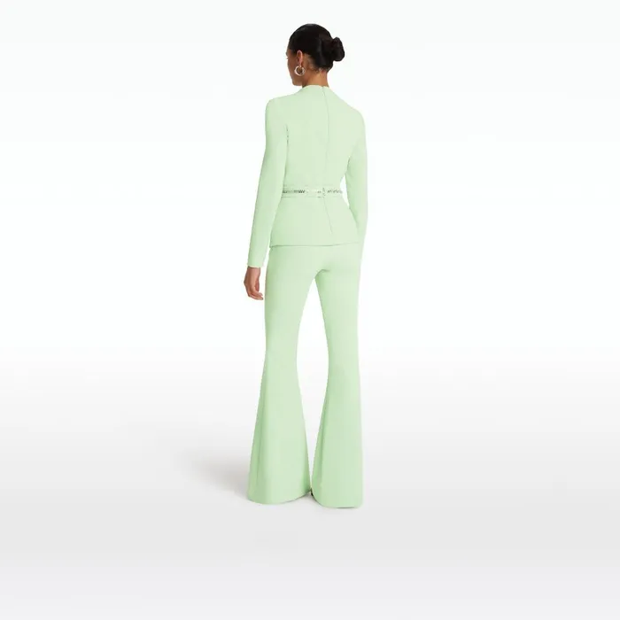 Safiyaa Blanca Aloe Top Women Tops