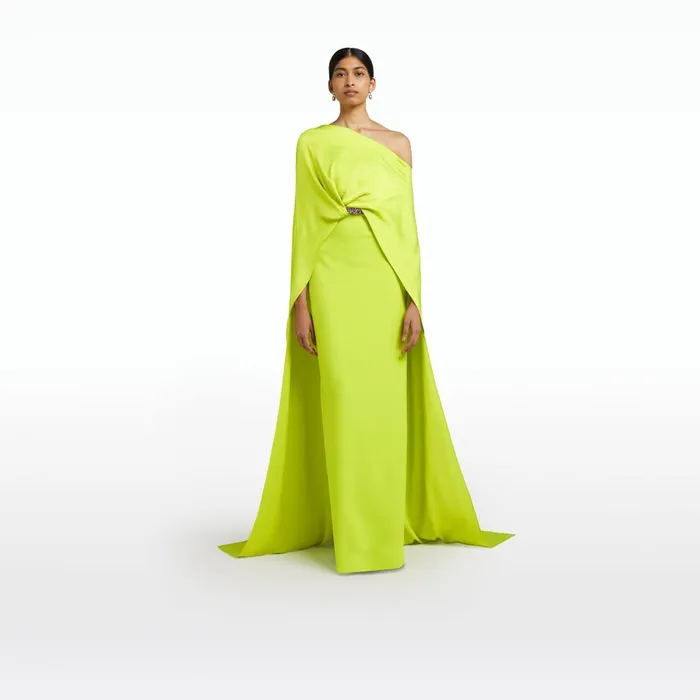 Safiyaa Cadenza Tendershoots Embroidered Long Dress Women Dresses
