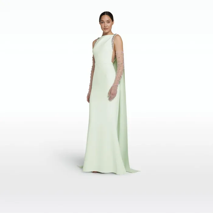 Safiyaa Ginevra Spearmint Long Dress Women Dresses