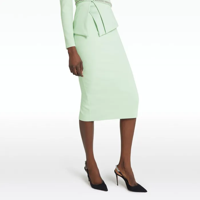 Safiyaa Hokoku Aloe Skirt Women Skirts