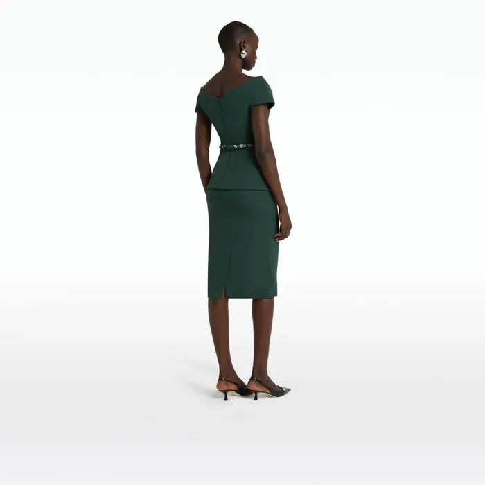 Safiyaa Hokoku Darkest Spruce Skirt Women Skirts