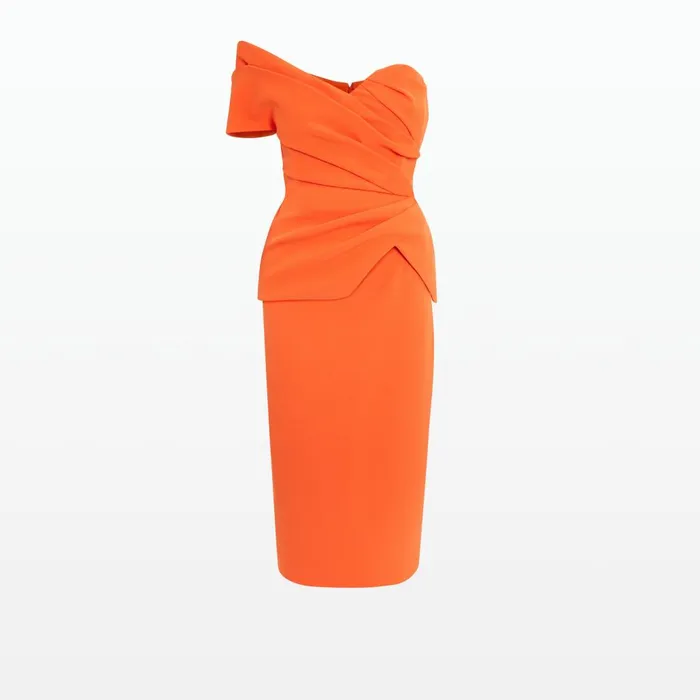 Safiyaa Jole Seville Midi Dress Women Dresses