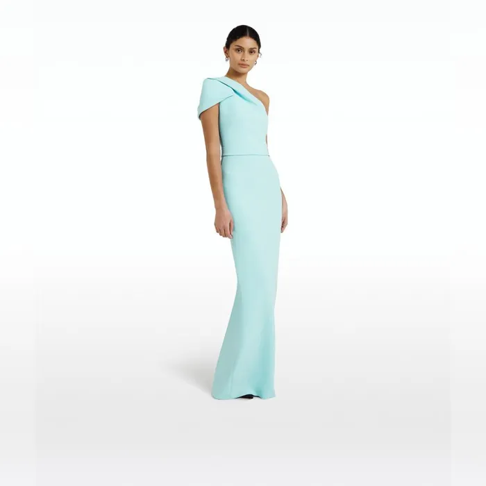 Safiyaa Kora Mint Long Dress Women Dresses