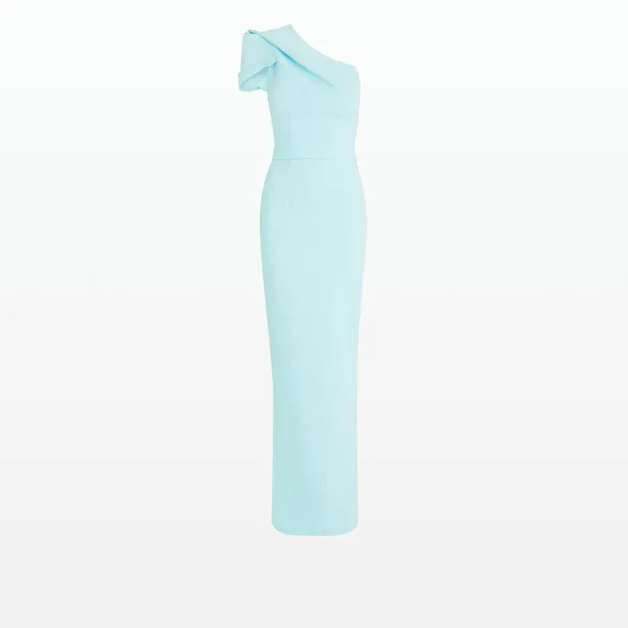 Safiyaa Kora Mint Long Dress Women Dresses