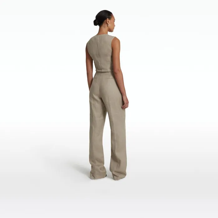 Safiyaa Lana Stone Waistcoat Women Tops