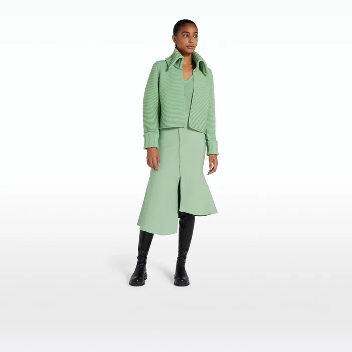 Safiyaa Mirielle Sage Knit Women Knitwear