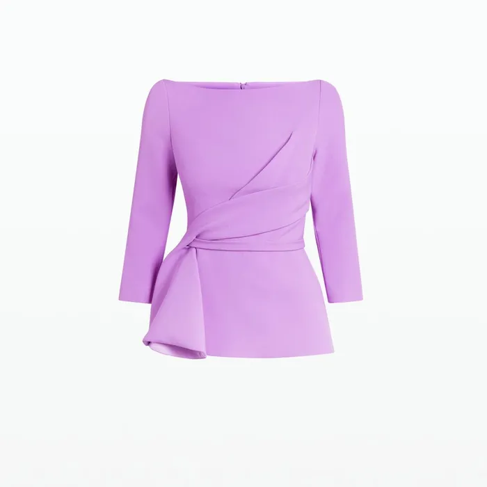 Safiyaa Paisley Lupine Top Women Tops