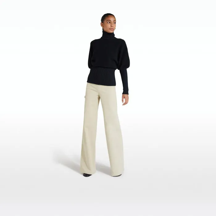 Safiyaa Sara Navy Knit Women Tops
