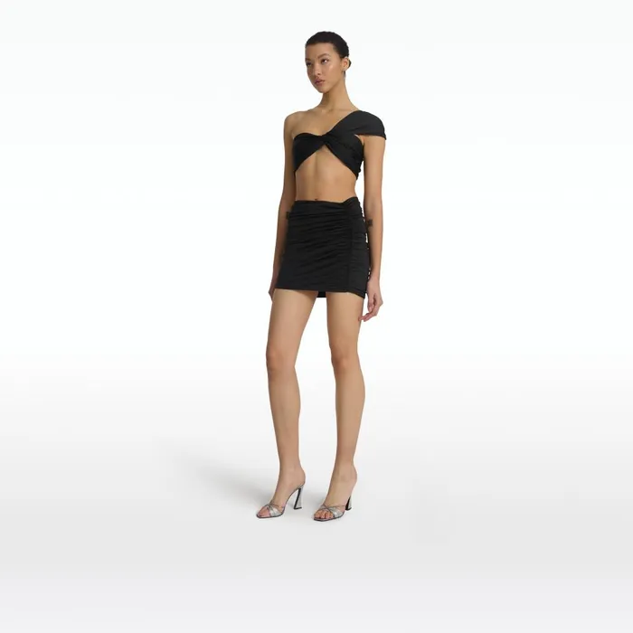 Safiyaa Shauna Black Swim Skirt Women Swimwear