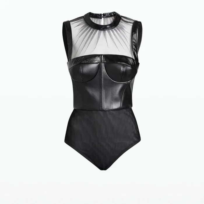 Safiyaa Shaya Black Top Women Tops