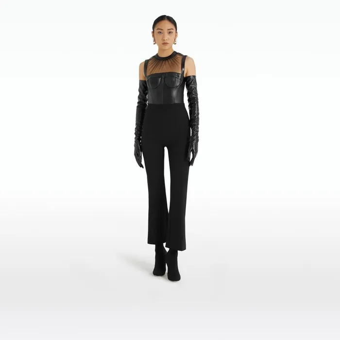 Safiyaa Shaya Black Top Women Tops