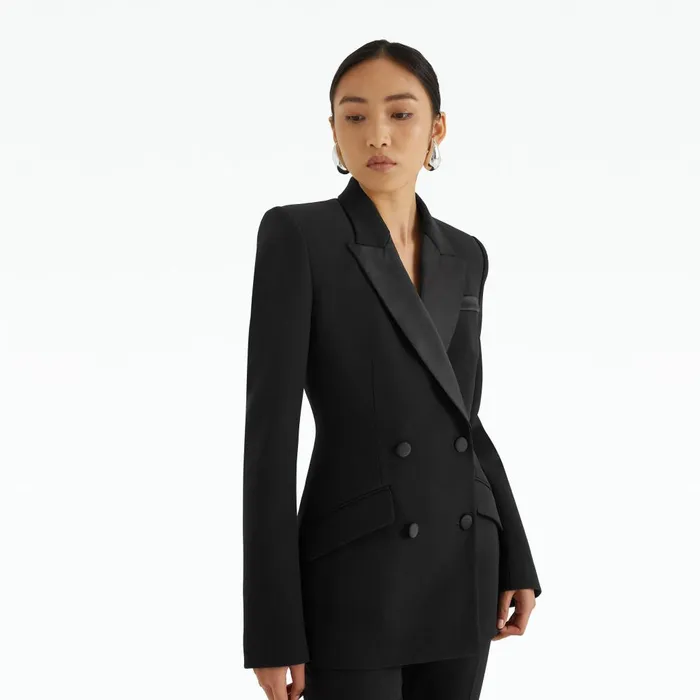 Safiyaa Wynnie Black Jacket Women Jackets and Coats