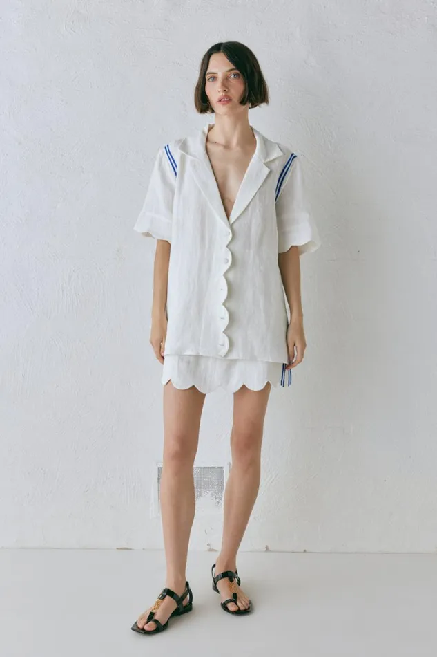 Sets Women VRG GRL Gigi Linen Shirt Vienna Sets Women VRG GRL Gigi Linen Shirt Vienna