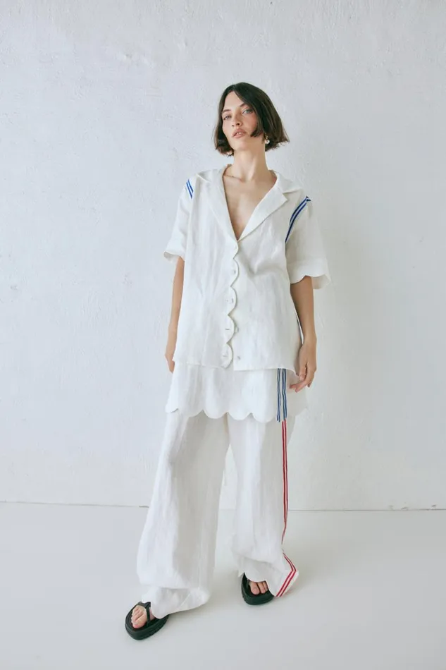 Sets Women VRG GRL Gigi Linen Shirt Vienna Sets Women VRG GRL Gigi Linen Shirt Vienna