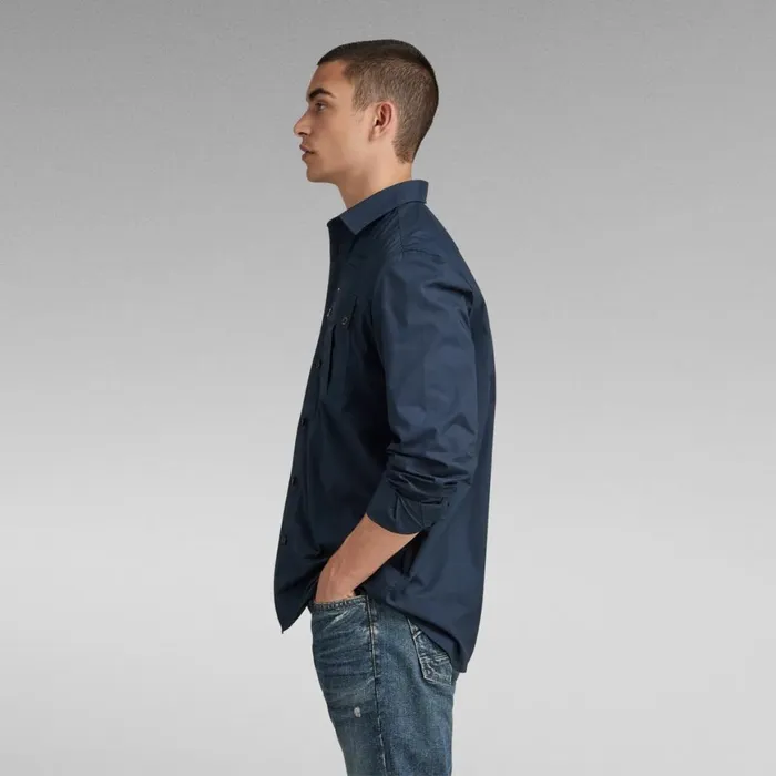 Shirts Men GStar RAW Police Regular Shirt Salute