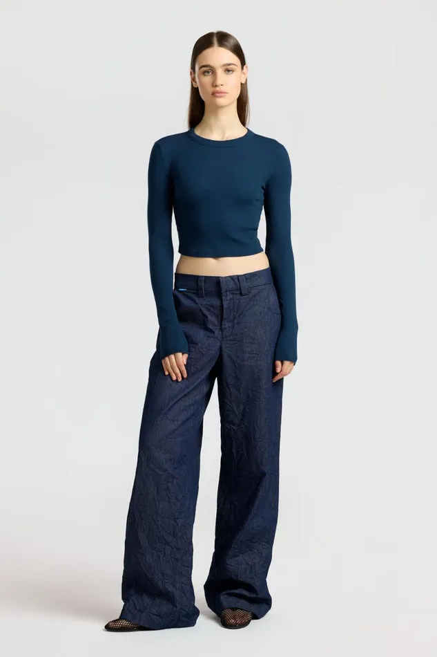 Shirts Women COTTON CITIZEN Verona Crop Shirt Harbor Shirts Women COTTON CITIZEN Verona Crop Shirt Harbor