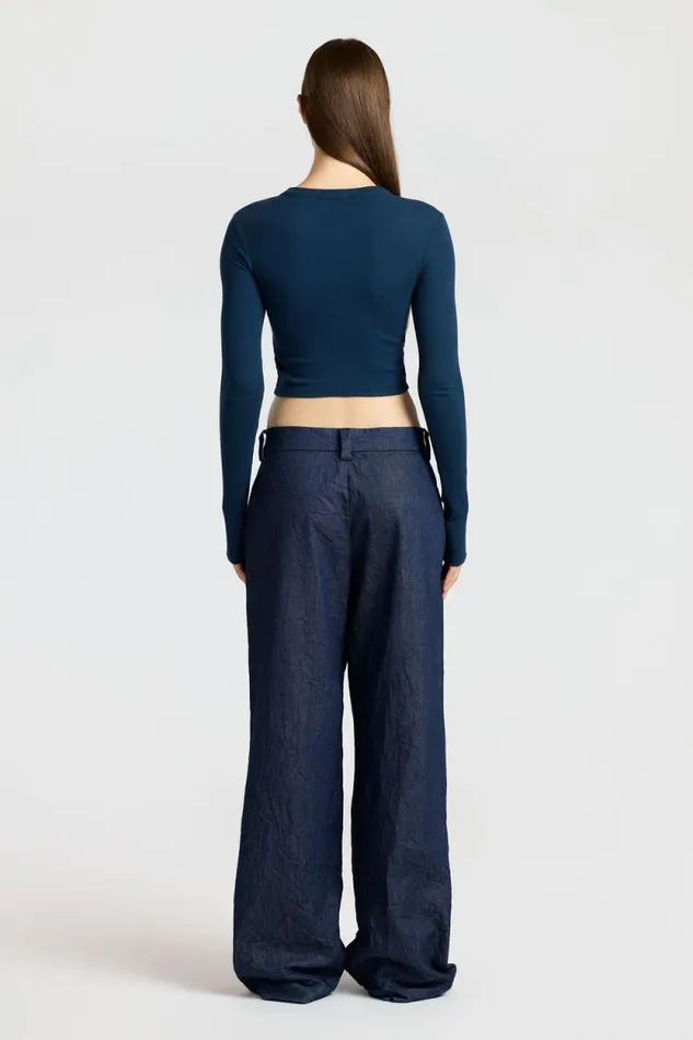 Shirts Women COTTON CITIZEN Verona Crop Shirt Harbor Shirts Women COTTON CITIZEN Verona Crop Shirt Harbor