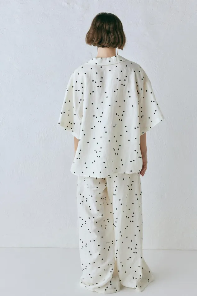 Shirts Women VRG GRL Anke Linen Shirt Dot Shirts Women VRG GRL Anke Linen Shirt Dot