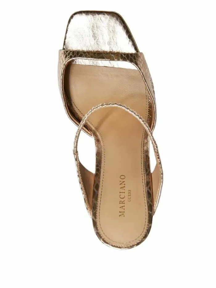 Shoes Women Marciano Brielle Satin Sandal Rose Gold
