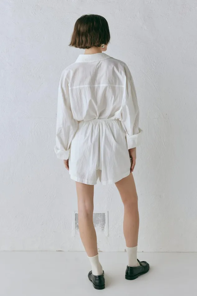 Shorts Women VRG GRL Annika Shorts White Shorts Women VRG GRL Annika Shorts White