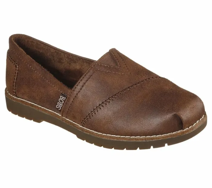 Skechers BOBS Chill Lugs 8211 Urban Spell Brown Women Casual Sneakers