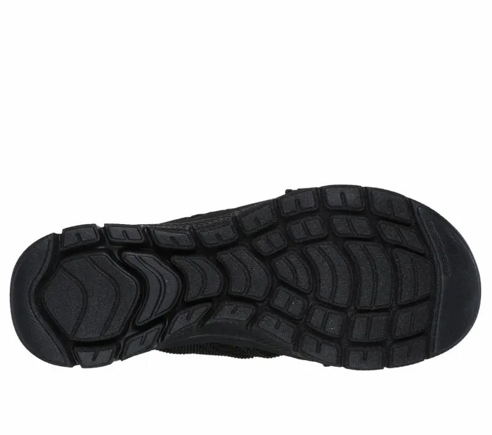 Skechers Flex Appeal 408211 Perfect 4 You Black Women Sandals Skechers Flex Appeal 408211 Perfect 4 You Black Women Sandals