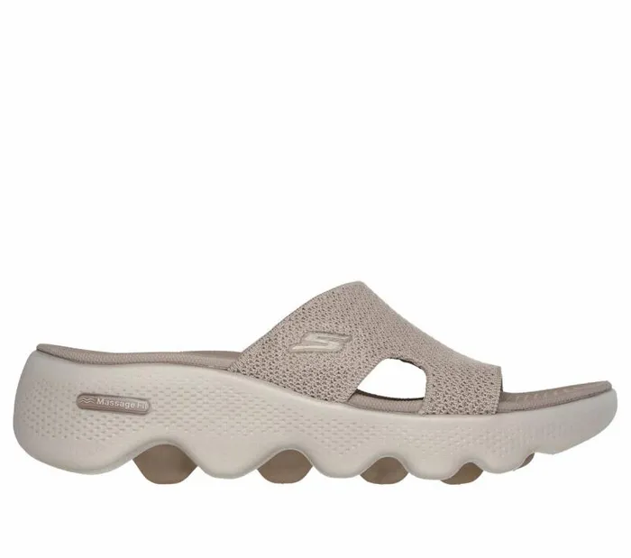 Skechers GO WALK Massage Fit 8211 Vogue Taupe Women Sandals