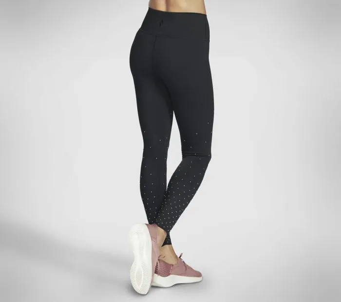 Skechers GO WALK Shine FL HW Legging Black Women Bottoms Skechers GO WALK Shine FL HW Legging Black Women Bottoms
