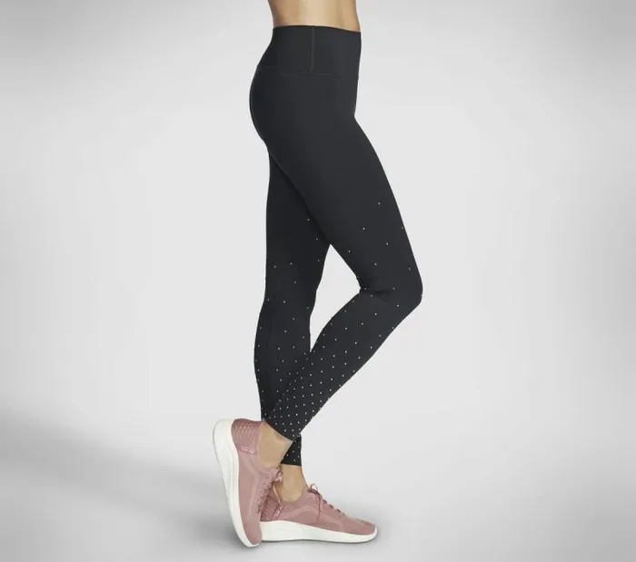 Skechers GO WALK Shine FL HW Legging Black Women Bottoms Skechers GO WALK Shine FL HW Legging Black Women Bottoms