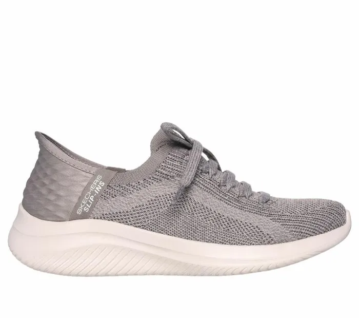 Skechers Martha Stewart X Skechers Slipins Ultra Flex 3 Taupe Women Athletic Sneakers