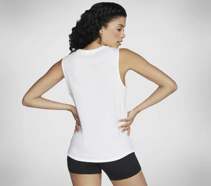 Skechers Skechers Flag Heart Tank White Women Tops Skechers Skechers Flag Heart Tank White Women Tops