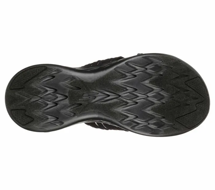 Skechers Skechers On The GO 600 8211 Sunrise Black Women Sandals Skechers Skechers On The GO 600 8211 Sunrise Black Women Sandals