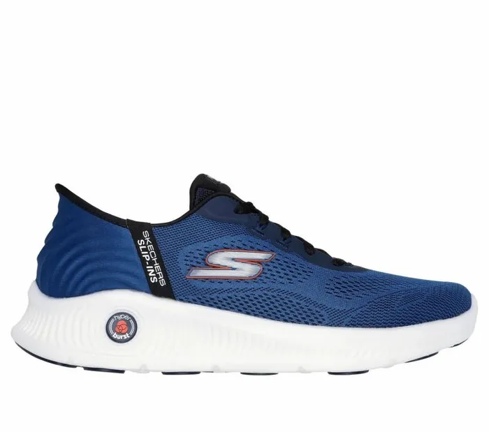 Skechers Skechers Slipins GO WALK Anywhere 8211 Worldwide Blue Men Athletic Sneakers