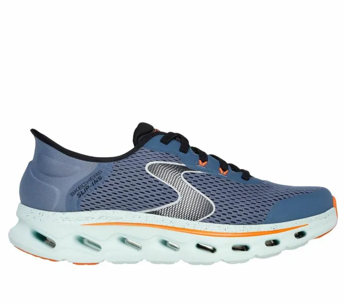 Skechers Skechers Slipins GO WALK GlideStep 20 8211 Zander Navy Orange Men Athletic Sneakers