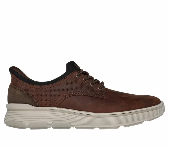 Skechers Skechers Slipins Mark Nason Casual Glide Cell 8211 Duncan Red Brown Men Casual Sneakers