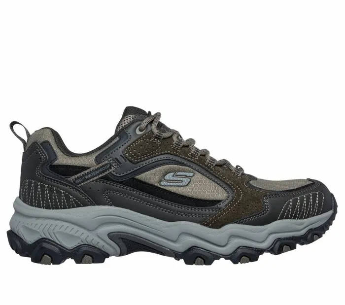 Skechers Stamina AT 8211 Vintage Stitch Olive Brown Men Athletic Sneakers