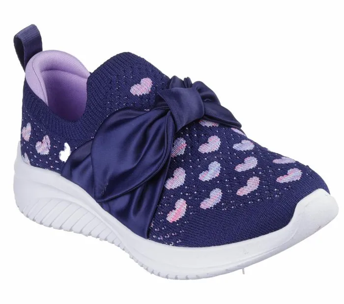 Skechers Ultra Flex 308211 Love Quilt Navy Multi Kids Slipons Skechers Ultra Flex 308211 Love Quilt Navy Multi Kids Slipons