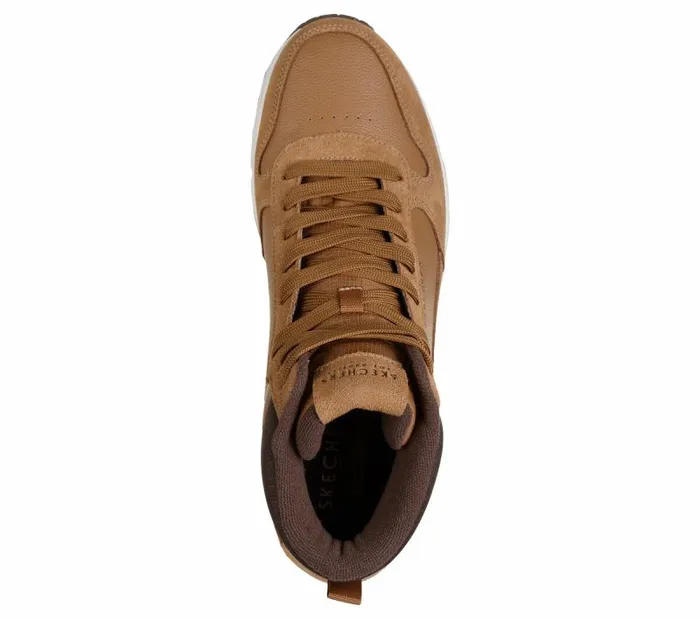 Skechers Uno 8211 Stacre Mid Whiskey Men Athletic Sneakers