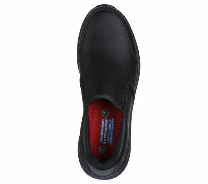 Skechers Work SlipResistant Relaxed Fit Squad Chaos 8211 Rockrath Black Men Work and Safety Skechers Work SlipResistant Relaxed Fit Squad Chaos 8211 Rockrath Black Men Work and Safety