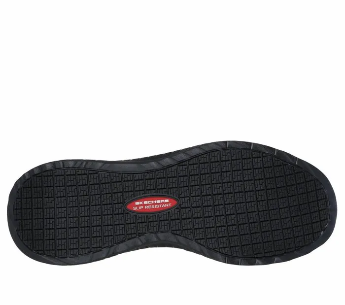 Skechers Work SlipResistant Relaxed Fit Squad Chaos 8211 Rockrath Black Men Work and Safety Skechers Work SlipResistant Relaxed Fit Squad Chaos 8211 Rockrath Black Men Work and Safety